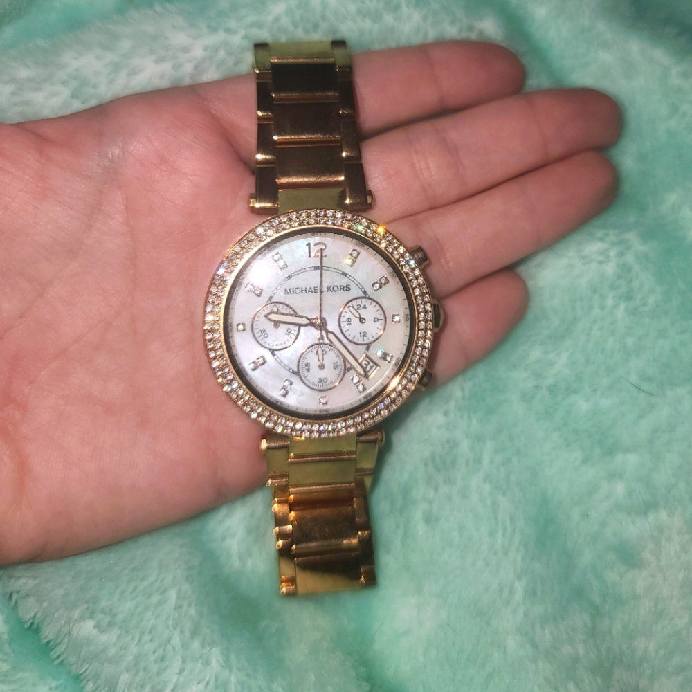 Michael Kors Parker Rose Gold-tone watch